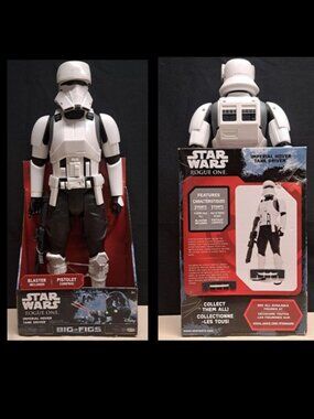 NEW JAKKS PACIFIC STAR WARS ROGUE ONE BIG FIGS HOVERTANK DRIVER NEW 18"